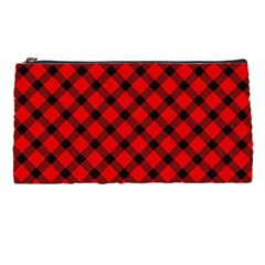 Lumberjack Plaid Pencil Case by artworkshop