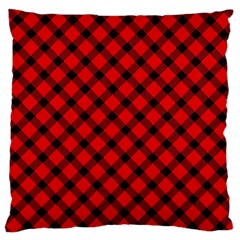 Lumberjack Plaid Standard Flano Cushion Case (one Side) by artworkshop