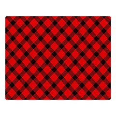 Lumberjack Plaid Double Sided Flano Blanket (large)  by artworkshop