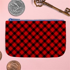 Lumberjack Plaid Large Coin Purse by artworkshop