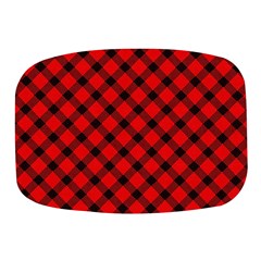 Lumberjack Plaid Mini Square Pill Box by artworkshop