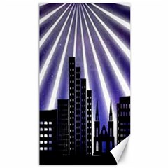 Superhero City Background Canvas 40  X 72  by artworkshop