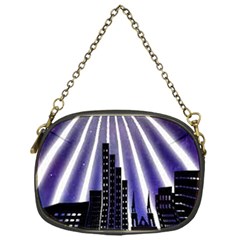 Superhero City Background Chain Purse (one Side) by artworkshop