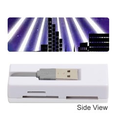 Superhero City Background Memory Card Reader (stick) by artworkshop