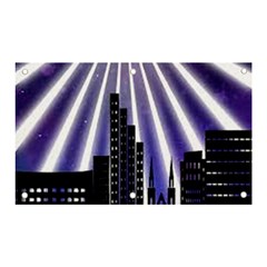 Superhero City Background Banner And Sign 5  X 3  by artworkshop