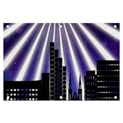 Superhero City Background Banner And Sign 6  X 4  by artworkshop