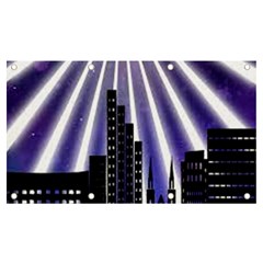 Superhero City Background Banner And Sign 7  X 4  by artworkshop