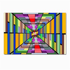 Art Background Abstract Postcards 5  X 7  (pkg Of 10) by artworkshop