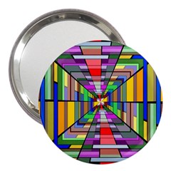 Art Background Abstract 3  Handbag Mirrors