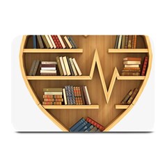 Bookshelf Heart Plate Mats by artworkshop