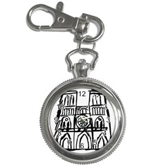 Gold Foil Notre Dame Key Chain Watches by artworkshop