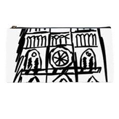 Gold Foil Notre Dame Pencil Case by artworkshop