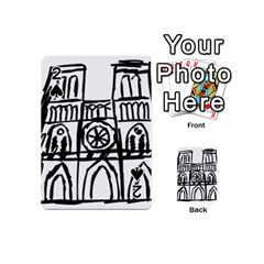 Gold Foil Notre Dame Playing Cards 54 Designs (mini) by artworkshop