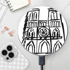 Gold Foil Notre Dame Wireless Charger by artworkshop