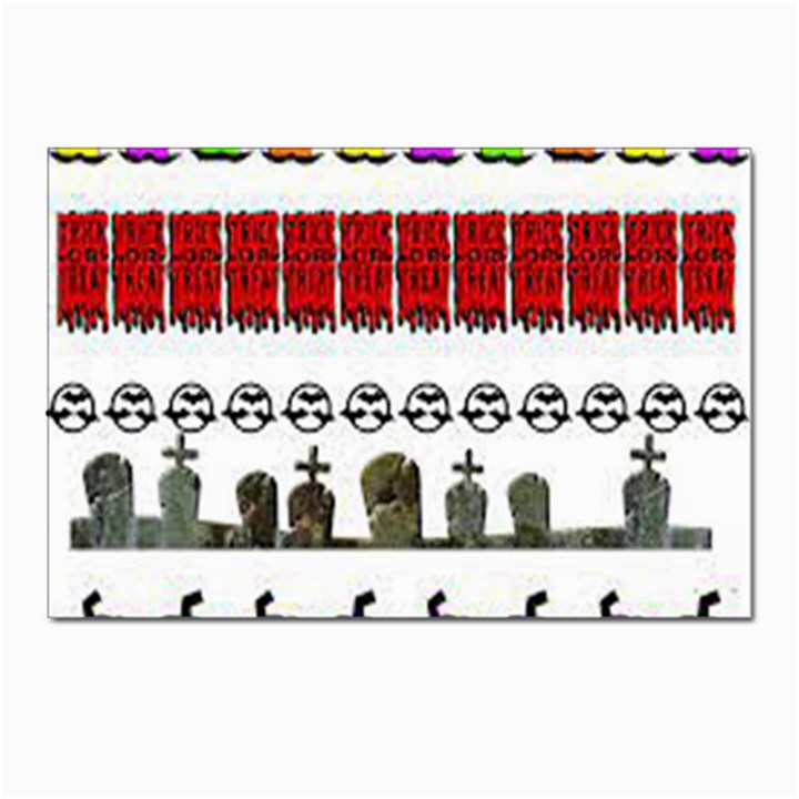 Halloween Borders Trick Postcard 4 x 6  (Pkg of 10)