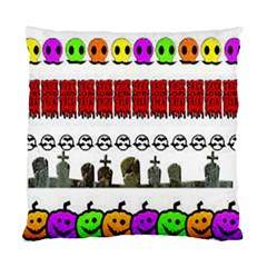 Halloween Borders Trick Standard Cushion Case (two Sides) by artworkshop