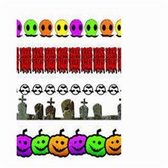 Halloween Borders Trick Small Garden Flag (two Sides) by artworkshop