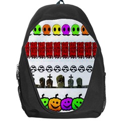 Halloween Borders Trick Backpack Bag by artworkshop