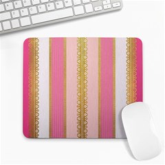 Lace Gold Euclidean Large Mousepad by artworkshop