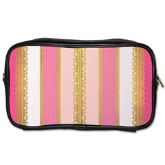 Lace Gold Euclidean Toiletries Bag (one Side) by artworkshop