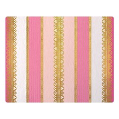 Lace Gold Euclidean Flano Blanket (large) by artworkshop