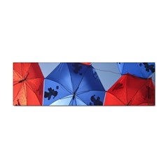 Letters Pattern Folding Umbrellas 2 Sticker (bumper) by artworkshop