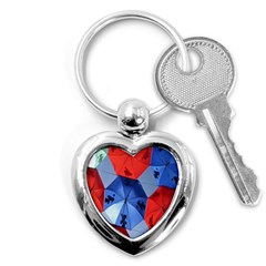 Letters Pattern Folding Umbrellas 2 Key Chain (heart) by artworkshop