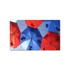 Letters Pattern Folding Umbrellas 2 Sticker Rectangular (100 Pack) by artworkshop