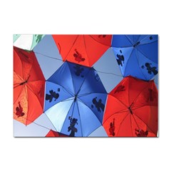 Letters Pattern Folding Umbrellas 2 Sticker A4 (100 Pack) by artworkshop