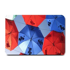 Letters Pattern Folding Umbrellas 2 Small Doormat by artworkshop