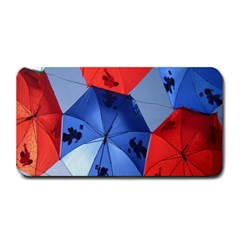 Letters Pattern Folding Umbrellas 2 Medium Bar Mat by artworkshop