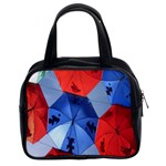 Letters Pattern Folding Umbrellas 2 Classic Handbag (Two Sides) Front