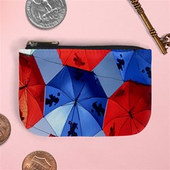 Letters Pattern Folding Umbrellas 2 Mini Coin Purse by artworkshop