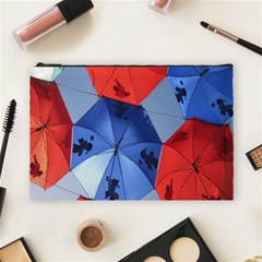 Letters Pattern Folding Umbrellas 2 Cosmetic Bag (large) by artworkshop