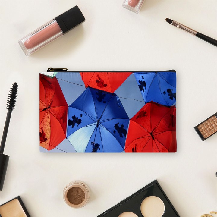 Letters Pattern Folding Umbrellas 2 Cosmetic Bag (Small)