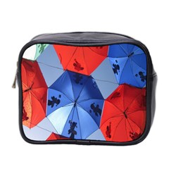 Letters Pattern Folding Umbrellas 2 Mini Toiletries Bag (two Sides) by artworkshop