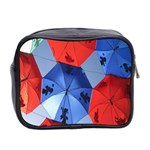 Letters Pattern Folding Umbrellas 2 Mini Toiletries Bag (Two Sides) Back