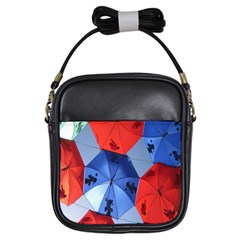 Letters Pattern Folding Umbrellas 2 Girls Sling Bag by artworkshop