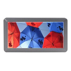 Letters Pattern Folding Umbrellas 2 Memory Card Reader (mini) by artworkshop