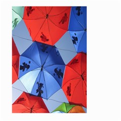 Letters Pattern Folding Umbrellas 2 Large Garden Flag (two Sides) by artworkshop