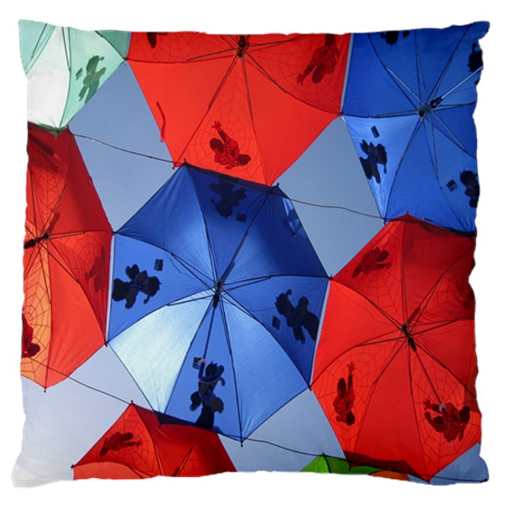 Letters Pattern Folding Umbrellas 2 Large Cushion Case (One Side)