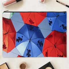 Letters Pattern Folding Umbrellas 2 Cosmetic Bag (xxxl) by artworkshop