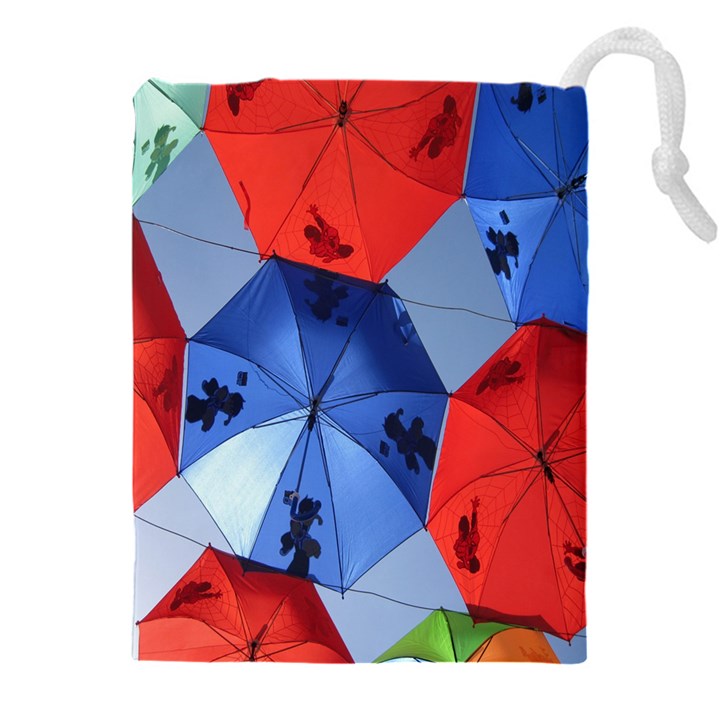 Letters Pattern Folding Umbrellas 2 Drawstring Pouch (5XL)