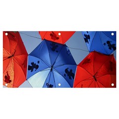 Letters Pattern Folding Umbrellas 2 Banner And Sign 4  X 2  by artworkshop