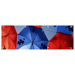 Letters Pattern Folding Umbrellas 2 Banner And Sign 9  X 3 