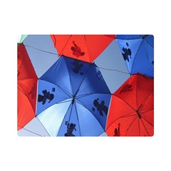 Letters Pattern Folding Umbrellas 2 Flano Blanket (mini) by artworkshop