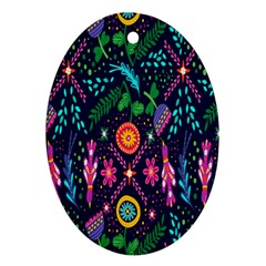 Pattern Nature Design Ornament (oval) by artworkshop