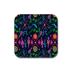 Pattern Nature Design Rubber Coaster (square) by artworkshop