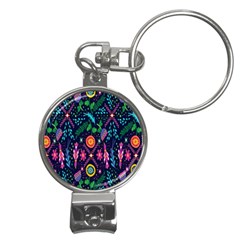 Pattern Nature Design Nail Clippers Key Chain