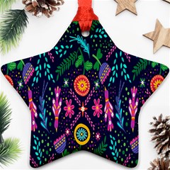 Pattern Nature Design Star Ornament (two Sides) by artworkshop